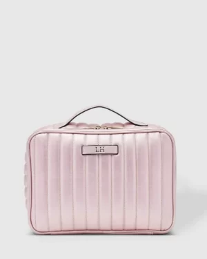 Maggie Hanging Toiletry Case - Pearl Pink | Louenhide