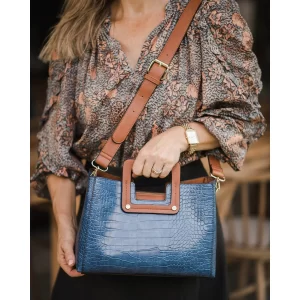 Asher bag - Blue Steel | Louenhide