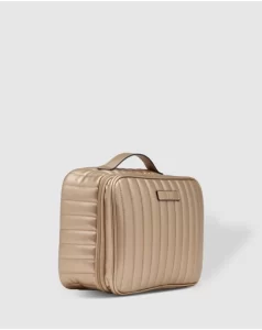 Maggie Hanging Toiletry Case - Champagne | Louenhide
