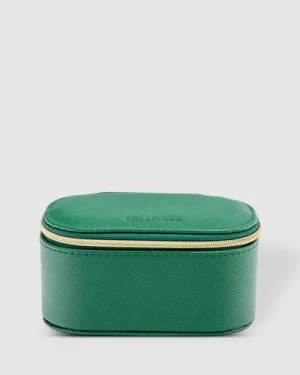 Olive Jewelry Case - Forest Green | Louenhide