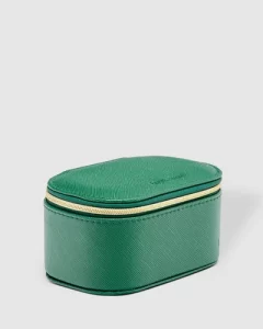 Olive Jewelry Case - Forest Green | Louenhide