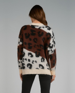 Crew Sweater - Leopard Print | Elan