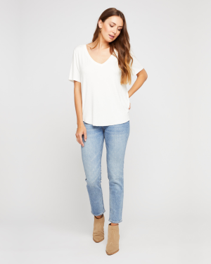 Lewis Top - White | Gentle Fawn