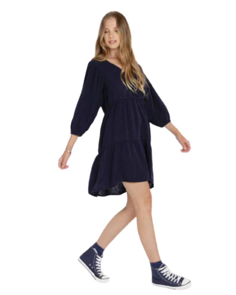 Tiered Dress - Rare Navy | Mododoc