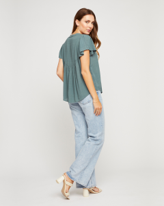 Ava Top - Lagoon | Gentle Fawn