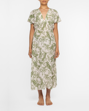 Beach Day Maxi Dress - Palm Print | Astrid