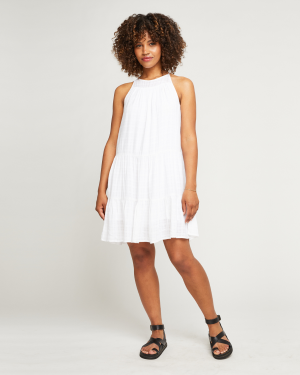 Empire Dress - White | Gentle Fawn