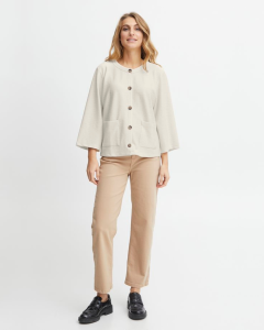 Knitted Cardigan - Birch | Fransa