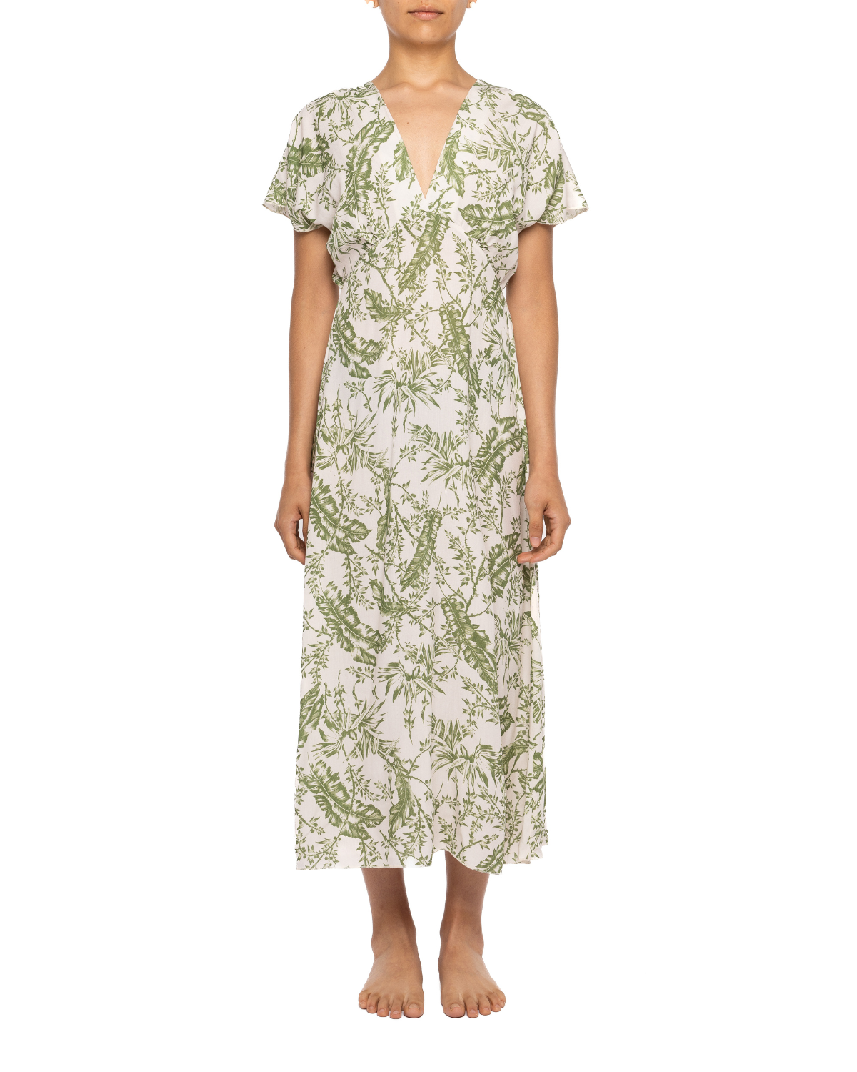 Beach Day Maxi Dress - Palm Print | Astrid