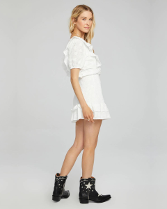 Colleen Mini Dress - White | Saltwater Luxe