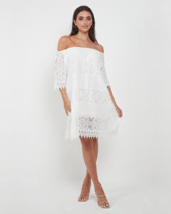 Amiah Dress - White | AngelEye