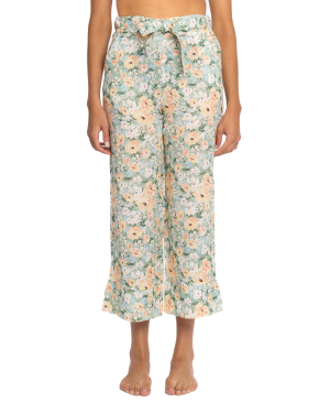 Hampton Tie Front Tie Pant - Picnic Floral | Astrid