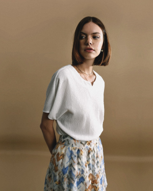 Short Sleeve T-Shirt - White | Molly Bracken