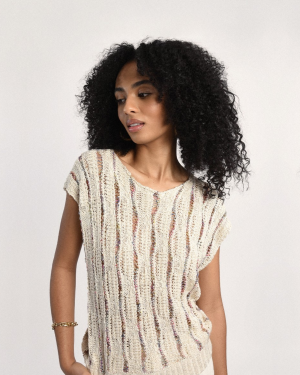 Knit Sweater - Cream | Molly Bracken