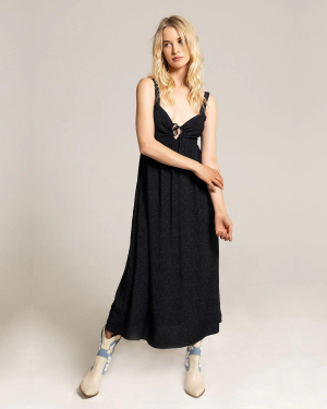 Shali Midi Dress- Vanilla | Saltwater Luxe