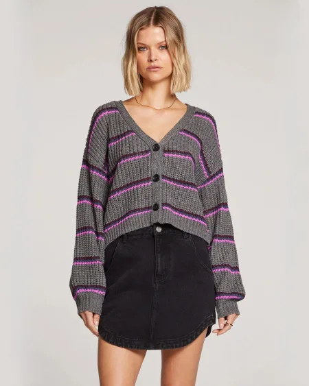 Scout Sweater - Dark Heather Grey | Saltwater Luxe