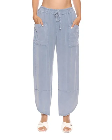 Waist-Tie Pants - Denim | Sorella