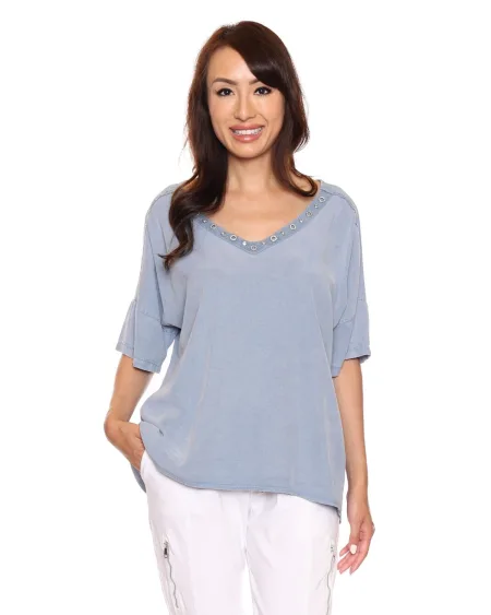 Tencel Top - Denim | Sorella