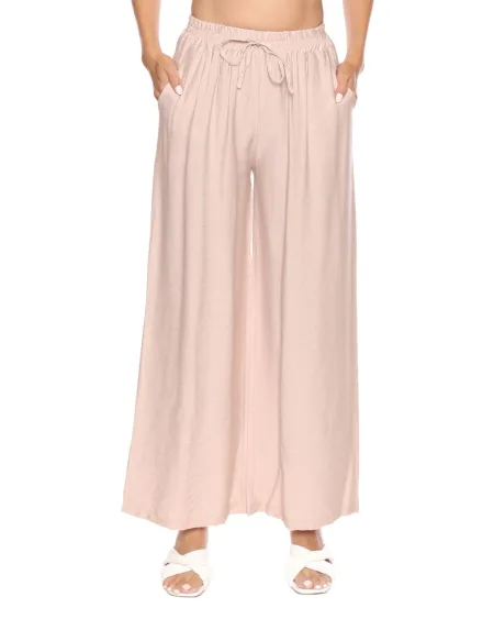 Waist-Tie Pants - Beige | Sorella